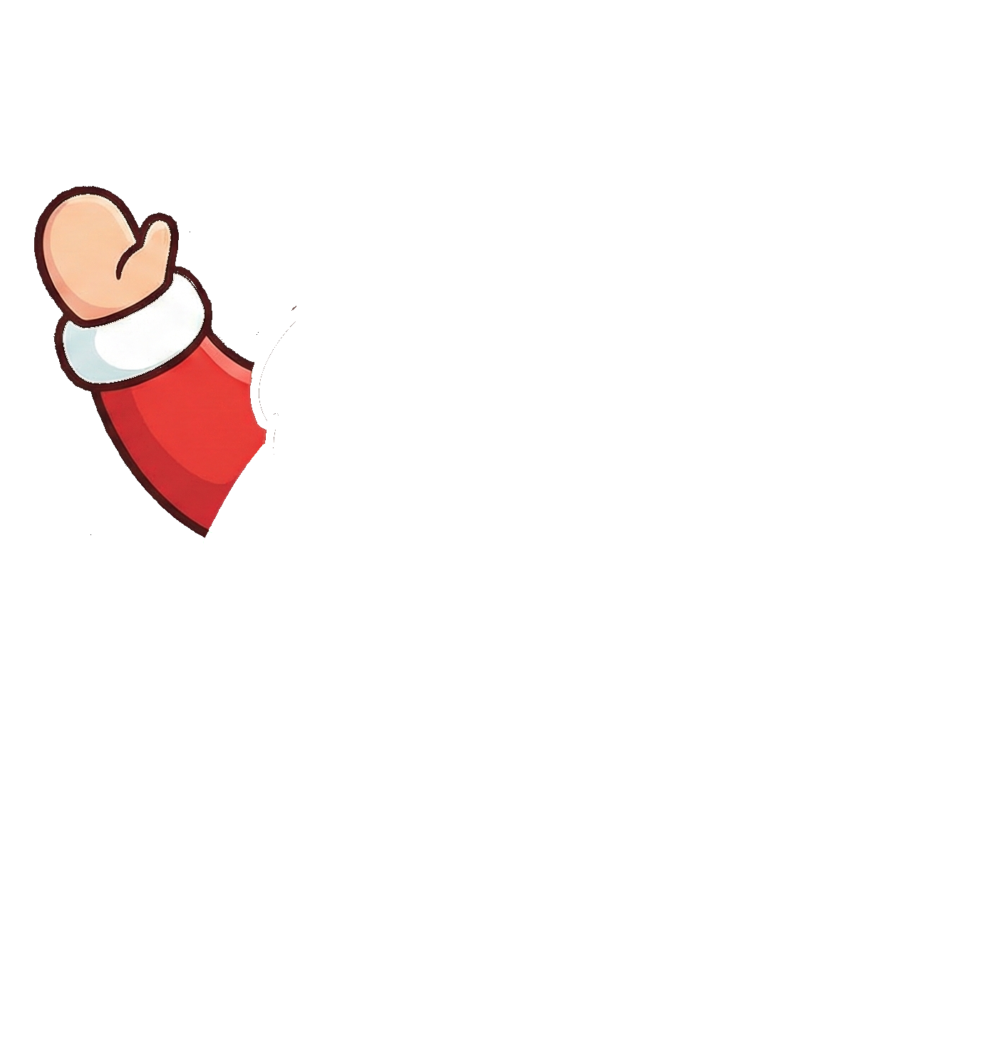 Bras du Père Noël